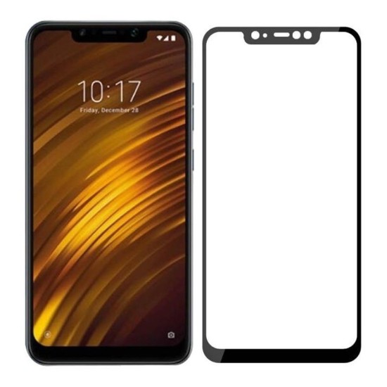 PELICULA DE VIDRO XIAOMI POCOPHONE F1 PRETO